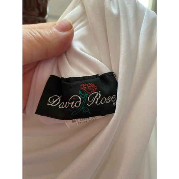 Women's vintage David Rose Black and White Dress Size 12 - Picture 2 of 11